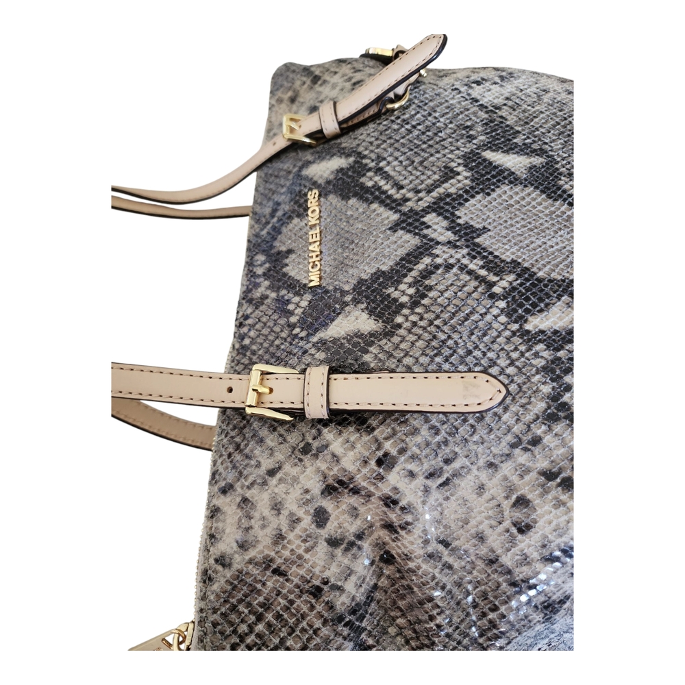 Michael Kors Large Snake Skin Python Leather Zipp… - image 5